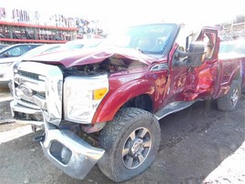 2016 Ford F-250 Lariat Burgundy Extended Cab 6.7L Turbo Diesel AT 4WD #F22099